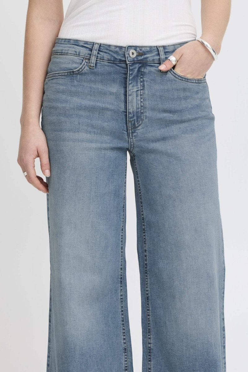 Ihtwiggy Wide Jeans - SS25 - koop Jeans van Ichi bij Meisjes Brugge