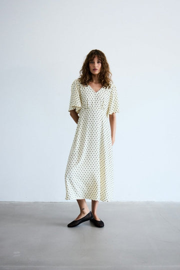 Ihzabby Dress - koop Jurken van Ichi bij Meisjes Brugge