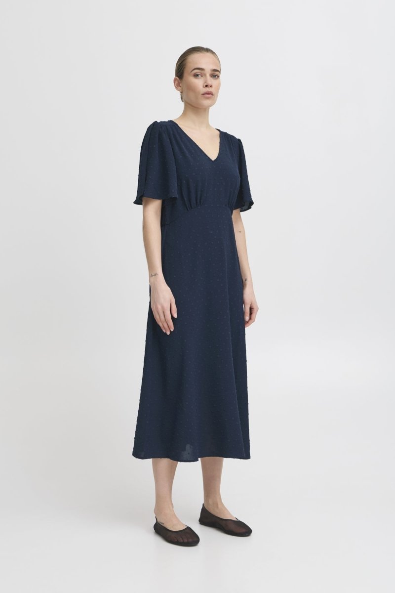 40% Ihzabby Dress van Ichi – Jurken voor dames | Meisjes Brugge