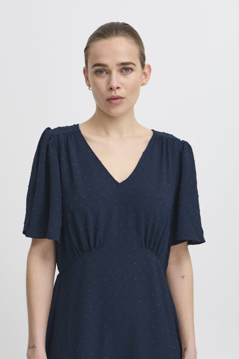 40% Ihzabby Dress van Ichi – Jurken voor dames | Meisjes Brugge
