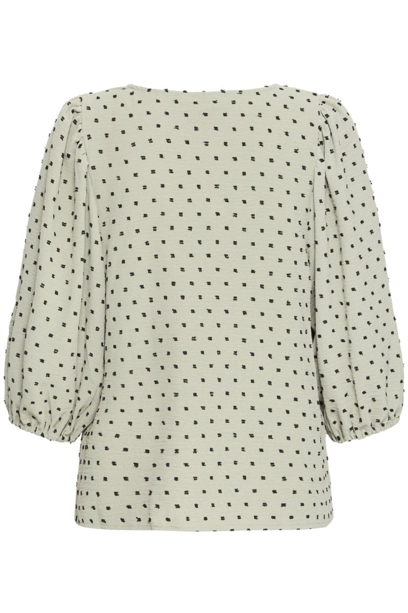 Ihzabby Midsleeve Top - koop Shirts van Ichi bij Meisjes Brugge