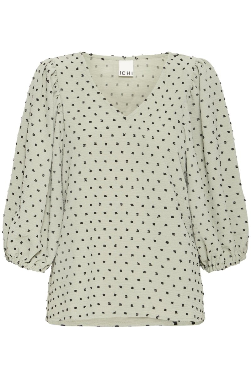 Ihzabby Midsleeve Top - koop Shirts van Ichi bij Meisjes Brugge