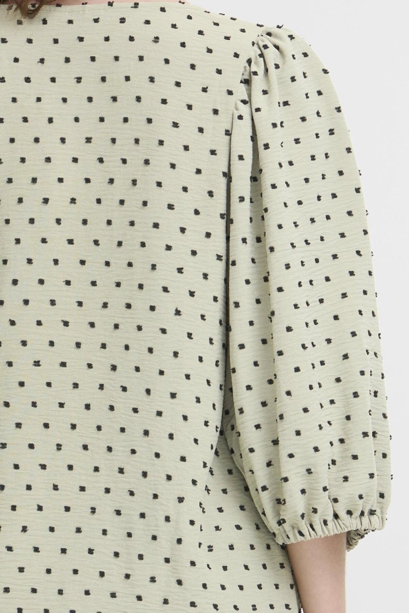 Ihzabby Midsleeve Top - koop Shirts van Ichi bij Meisjes Brugge