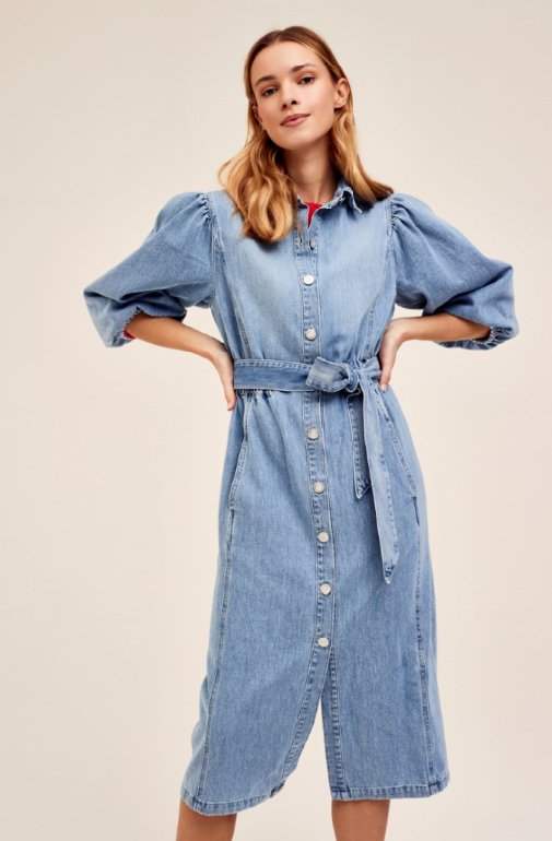 LIGHT DENIM Jurken - Ivorys Dress van CKS