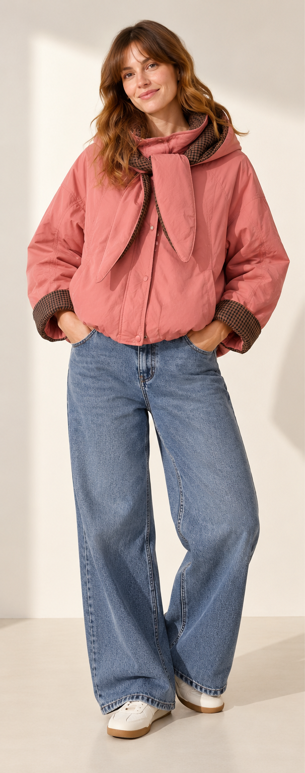 Sibara Duffle coat with detachable hood