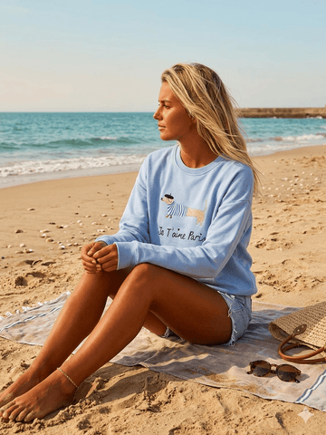 Je t'aime Paris dog sweater van Meisjes Brugge – Sweaters voor dames | Meisjes Brugge