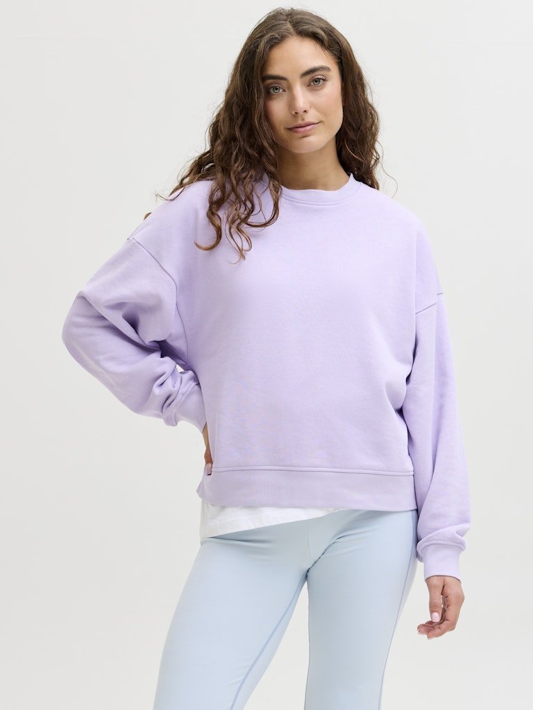 Purple rose Sweaters - Jxalfa Rlx Ls Crew Sweater - SS26 van JJXX