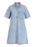 Jxamara Sille Ss Short Denim Dress van JJXX – Jurken voor dames | Meisjes Brugge