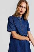 Jxamara Sille Ss Short Denim Dress van JJXX – Jurken voor dames | Meisjes Brugge