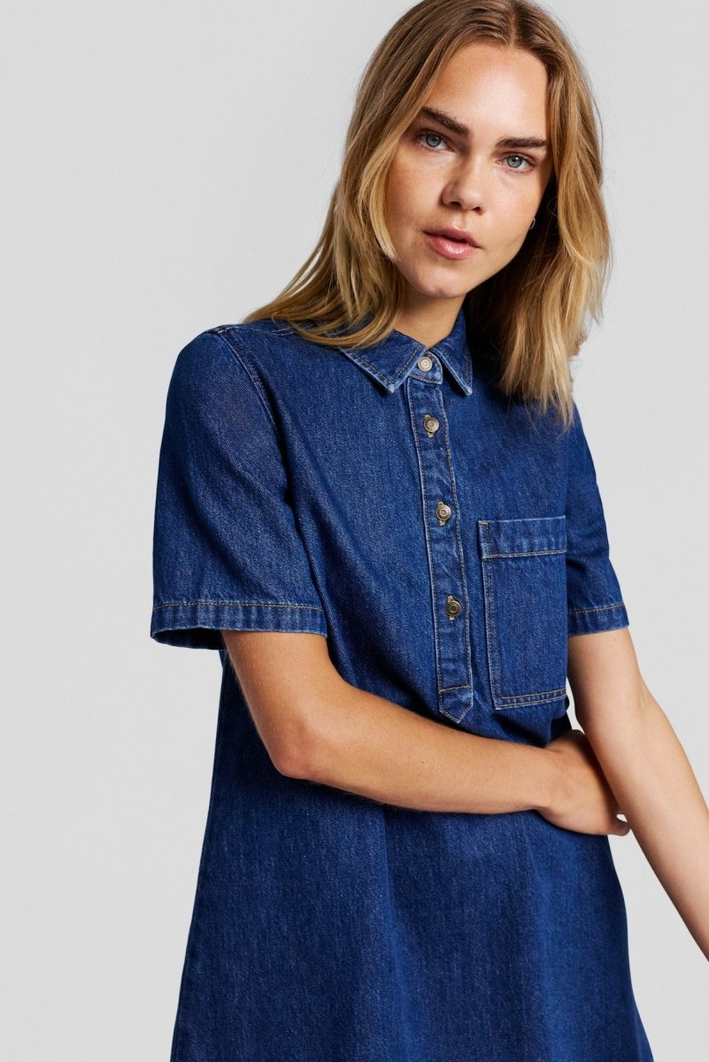Jxamara Sille Ss Short Denim Dress van JJXX – Jurken voor dames | Meisjes Brugge