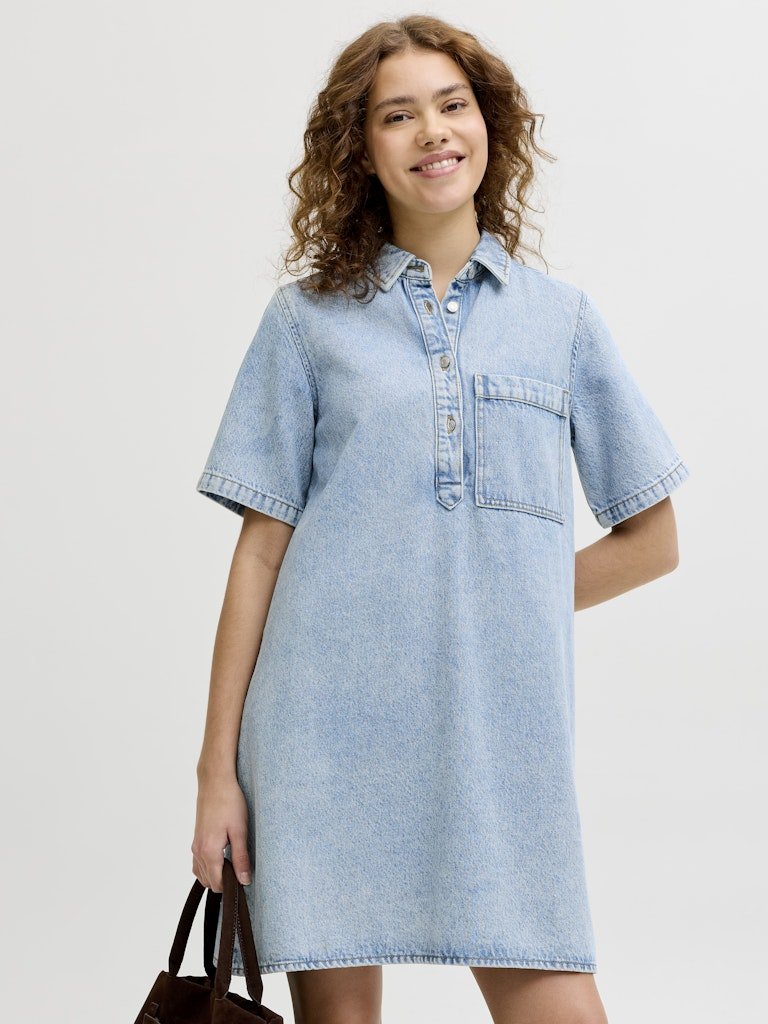 Jxamara Sille Ss Short Denim Dress van JJXX – Jurken voor dames | Meisjes Brugge