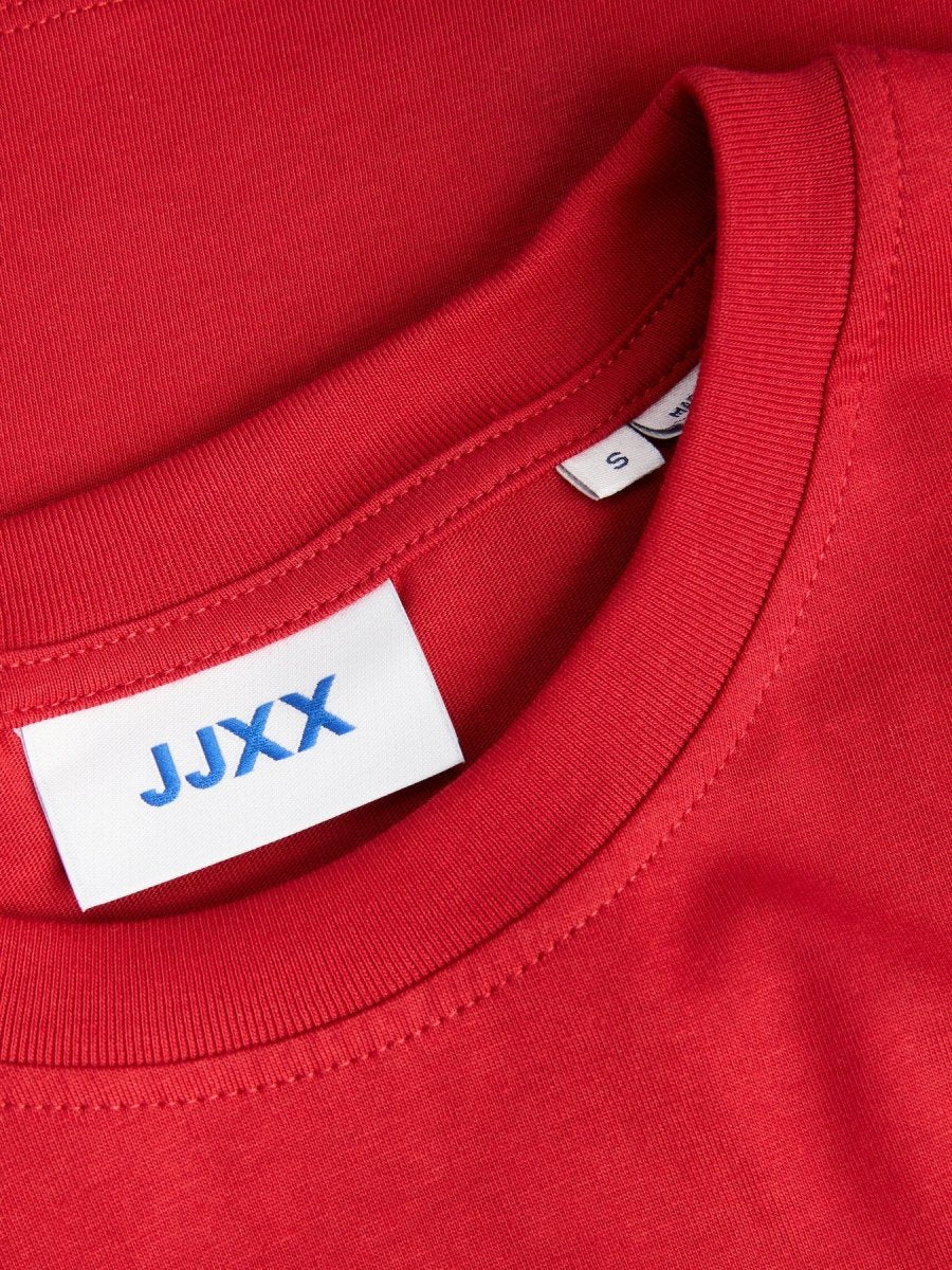 Jxandrea Ss Cropped Contrast Tee van JJXX – Tops voor dames | Meisjes Brugge