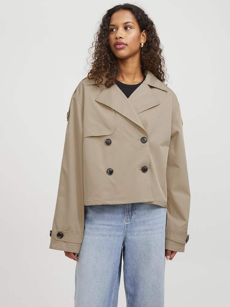 Twill Jassen - Jxcarlie Short Trenchcoat van JJXX