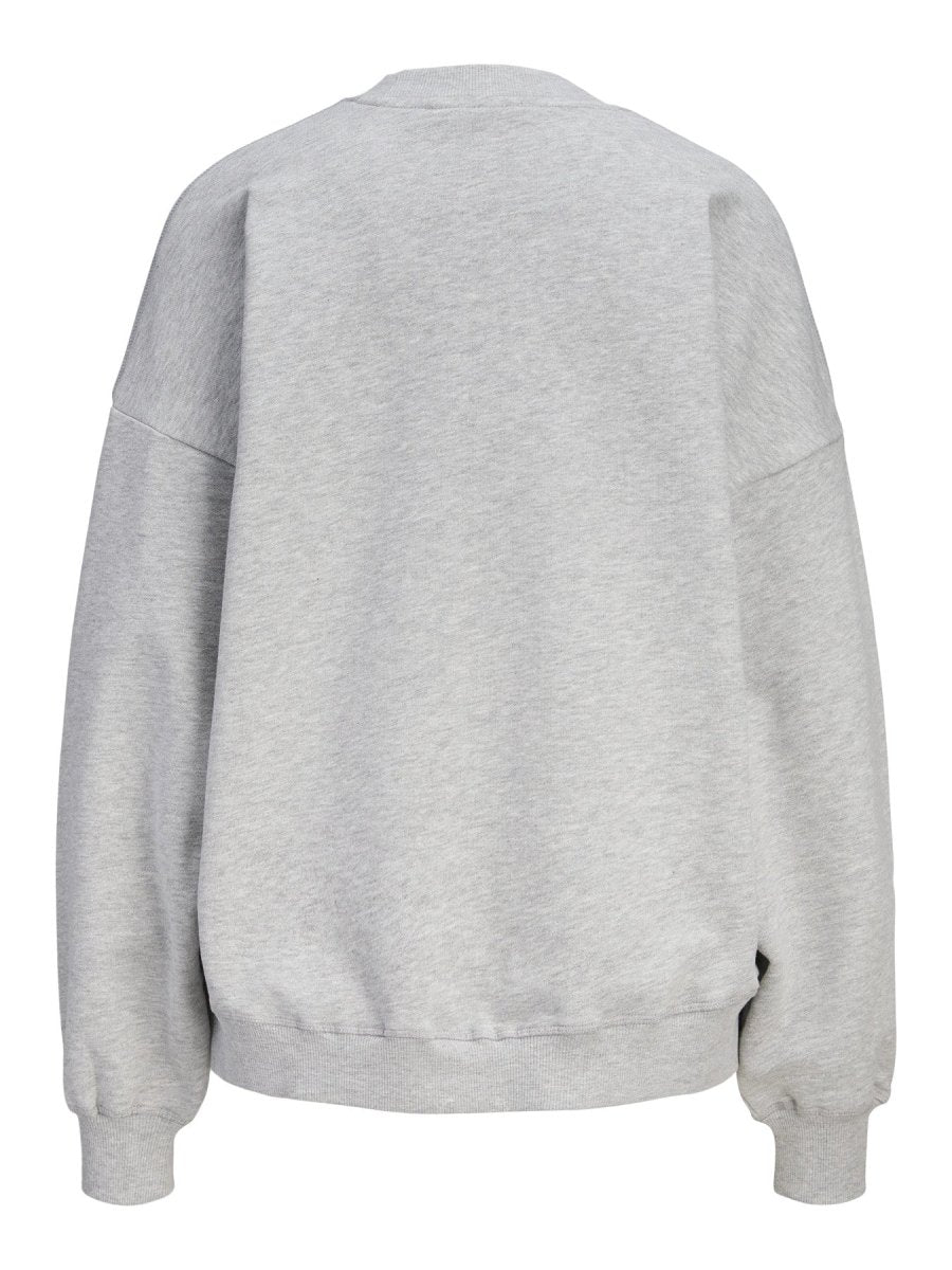 Light grey melange Sweaters - Jxcora Oversize Ls Crew Sweater van JJXX