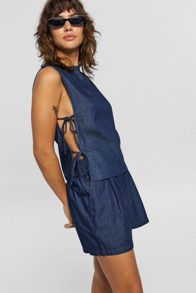 Jxdebby Almira Chambray Hw Shorts van JJXX – Shorts voor dames | Meisjes Brugge
