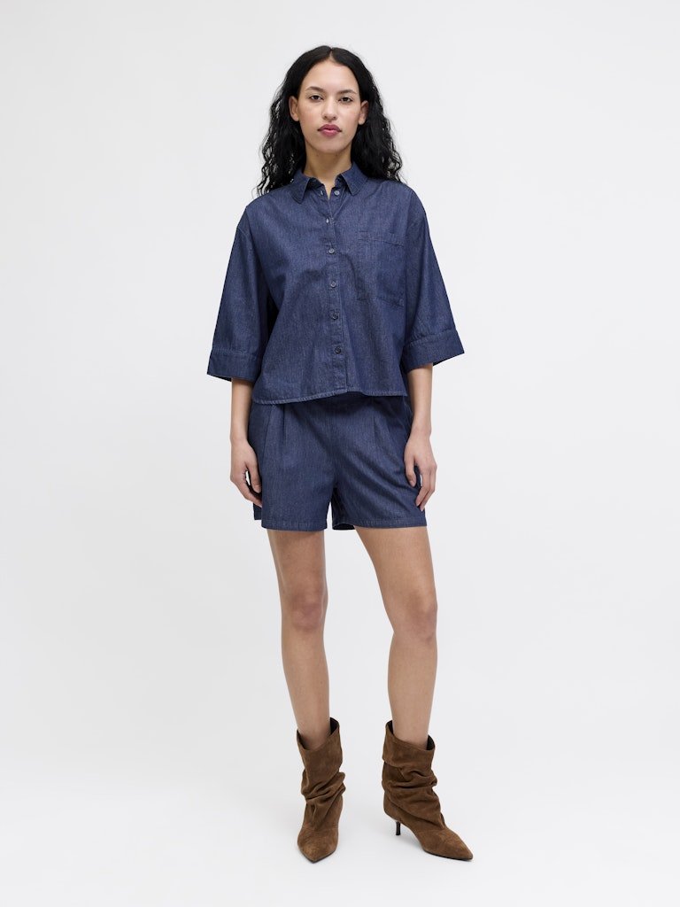 Jxdebby Breeze Chambray 3/4 Shirt van JJXX – Shirts voor dames | Meisjes Brugge