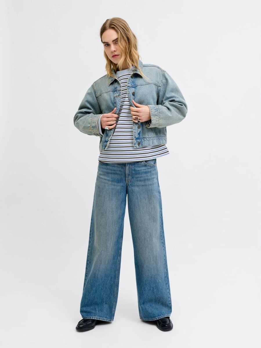 Jxea Sophia Boxy Stripe Crew Swt Exp Ln van JJXX – Sweaters voor dames | Meisjes Brugge