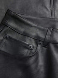 Rokken Jxelva Long Mw Faux Leather Skirt van JJXX