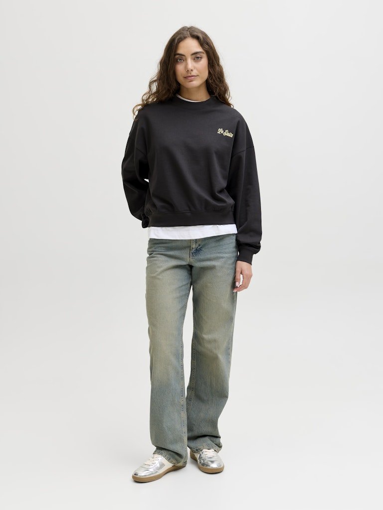 Sweaters - Jxgia Loose Ls Print Crew Sweat van JJXX