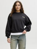 Sweaters - Jxgia Loose Ls Print Crew Sweat van JJXX