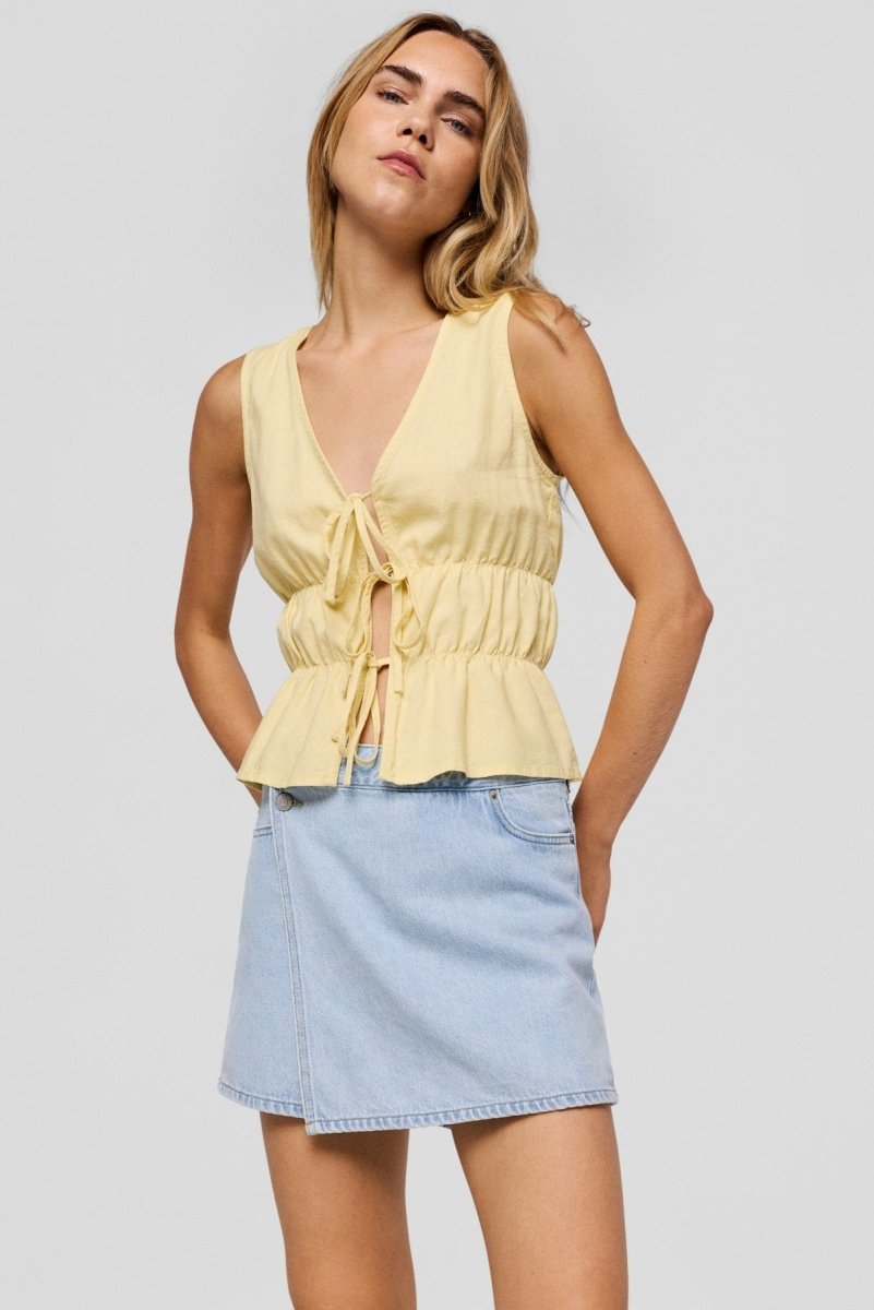 Jxgreta Hw Denim Skort - SS26 – Shorts voor dames in kleur | Meisjes