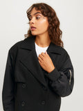 Black Jassen - Jxharper Mix Biker Jacket van JJXX