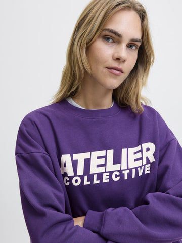 Petunia Sweaters - Jxjackie Ls Rlx Print Crew Sweat van JJXX