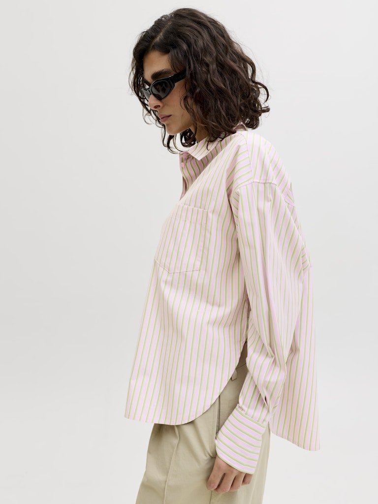 Jxjamie Ls Relaxed Poplin Shirt Noos van Pieces – Shirts voor dames | Meisjes Brugge