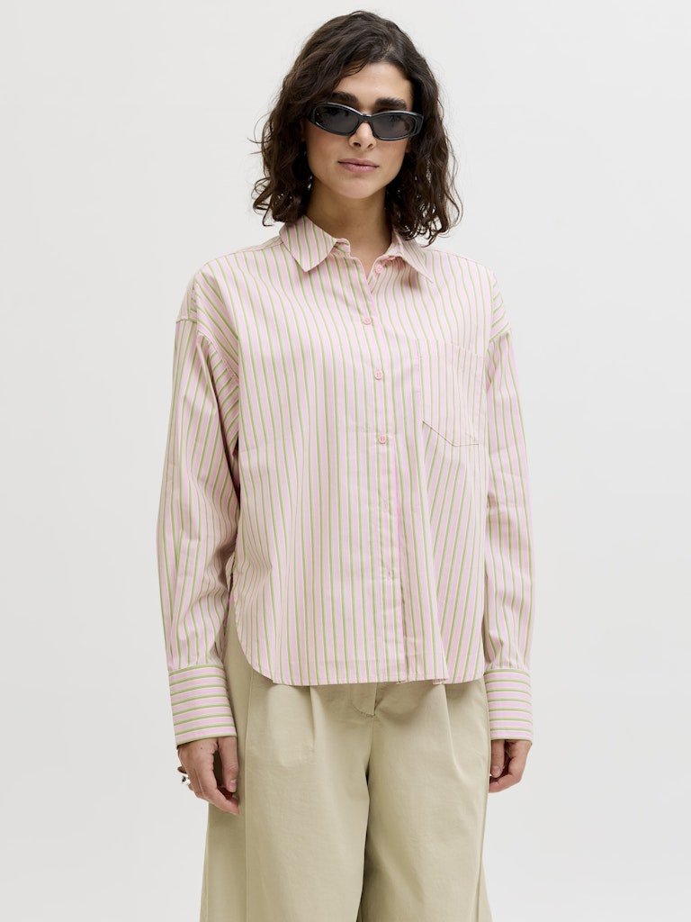 Jxjamie Ls Relaxed Poplin Shirt Noos van Pieces – Shirts voor dames | Meisjes Brugge