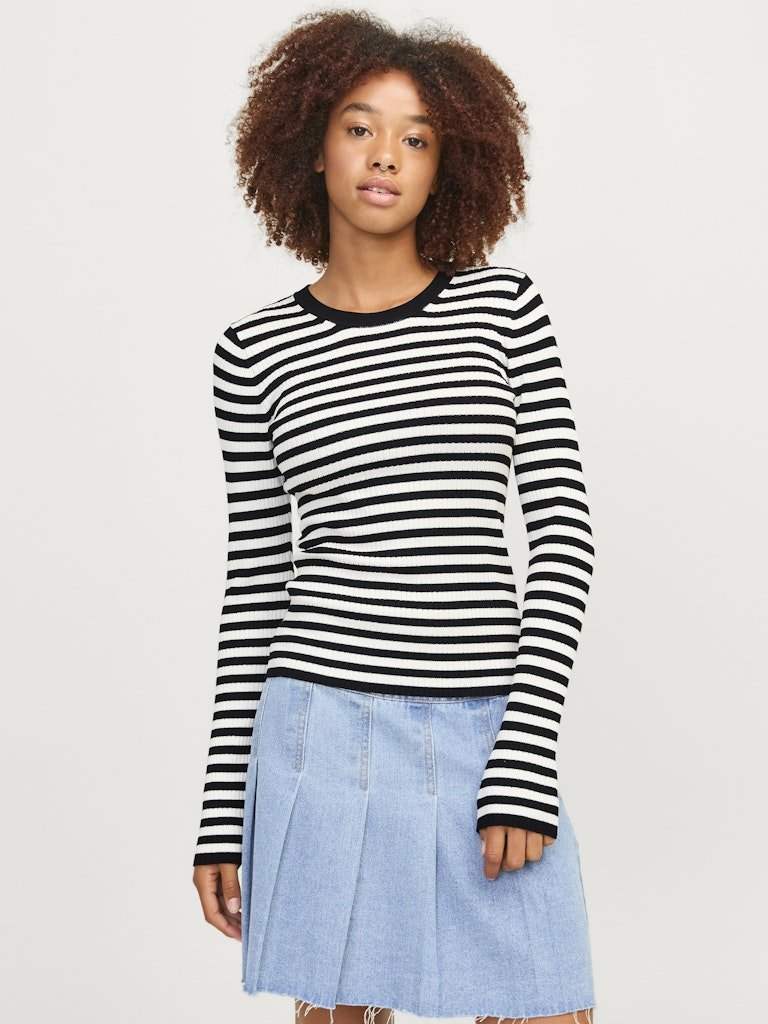 Pulls Jxjodi Tight Stripe Crew Neck Knit Noos van JJXX