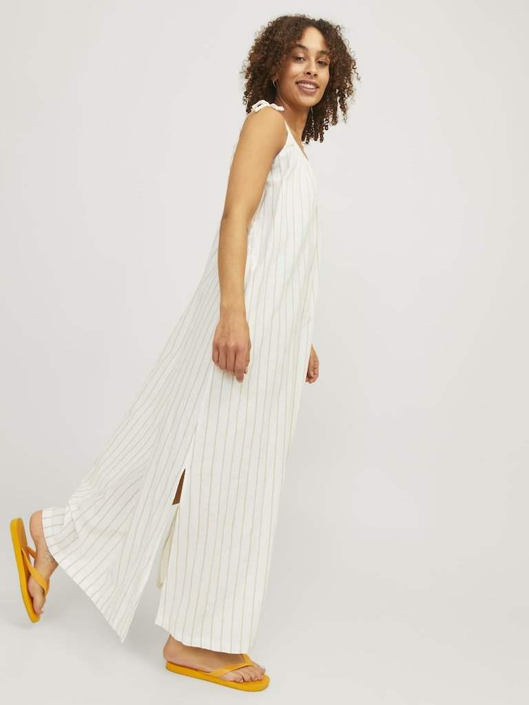 Jurken Jxkarla Linen Blend Long Dress van JJXX