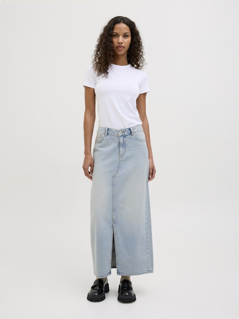 Jxlaura Hw Long Denim Skirt - koop Rokken van JJXX bij Meisjes Brugge