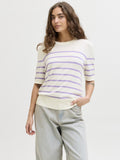Vanilla ice purple rose Pulls - Jxlayla Comfy Ss Knit Noos van JJXX