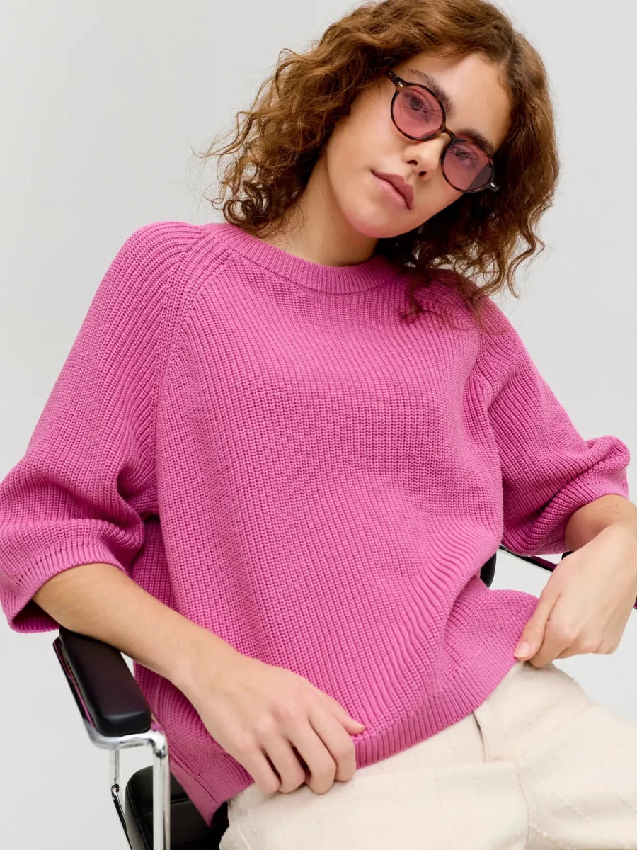 Jxmarge Twist Ss Crew Neck Knit van JJXX – Pulls voor dames | Meisjes Brugge