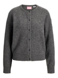 Dark grey melange Cardigans - Jxmatilda Wool Blend Cardigan Knit van JJXX