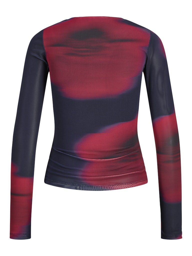 Maritime blue Tops - Jxmelia Ls Mesh Top van JJXX