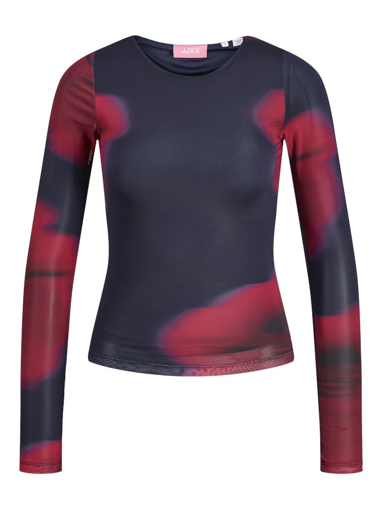 Maritime blue Tops - Jxmelia Ls Mesh Top van JJXX