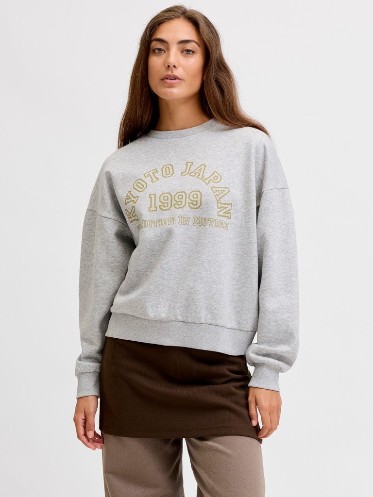 Jxmerle Rlx Short Ls Crew Swt - AW26 van JJXX – Sweaters voor dames | Meisjes Brugge