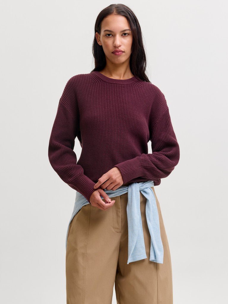 Jxmila Twist Crew Neck Knit Noos - AW26 van JJXX – Pulls voor dames | Meisjes Brugge