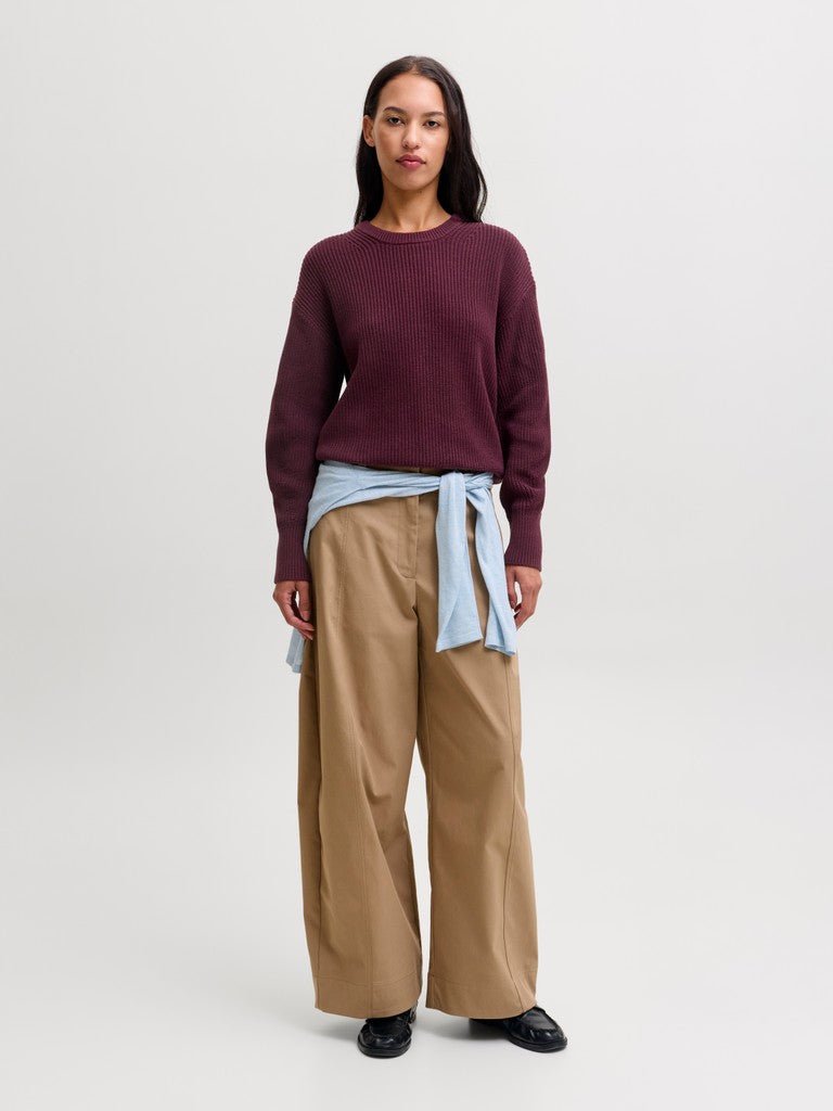 Jxmila Twist Crew Neck Knit Noos - AW26 van JJXX – Pulls voor dames | Meisjes Brugge