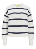 Pulls Jxmila Twist Stripe Crew Neck Knit van JJXX