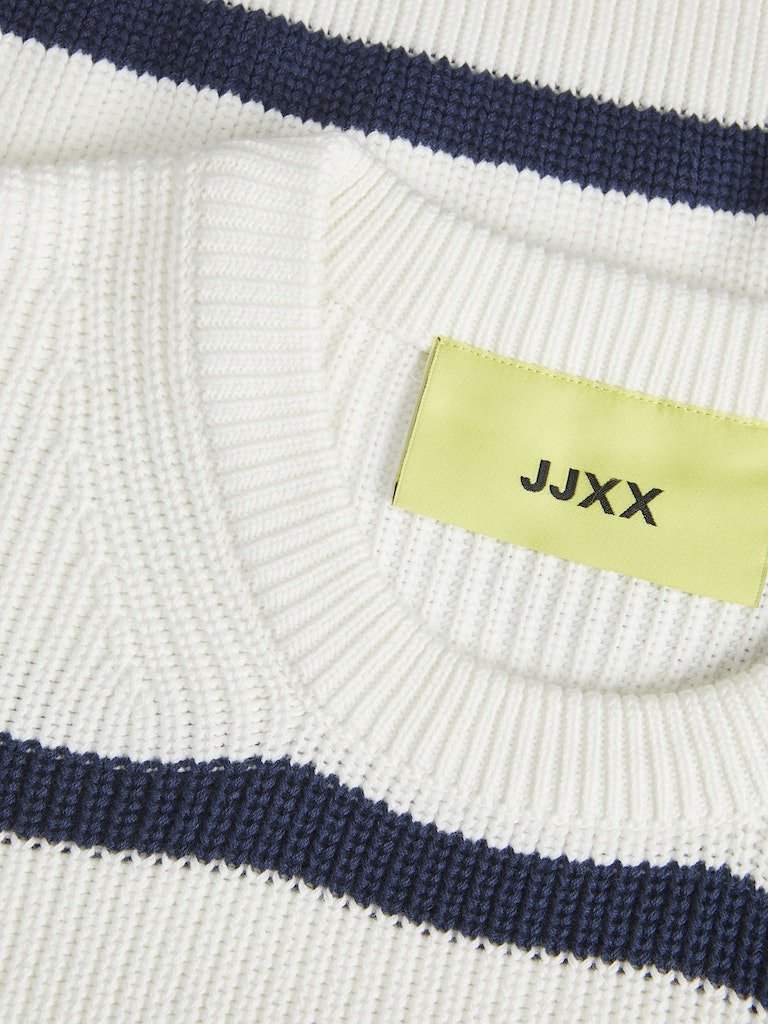 Jxmila Twist Stripe Crew Neck Knit van JJXX – Pulls voor dames | Meisjes Brugge