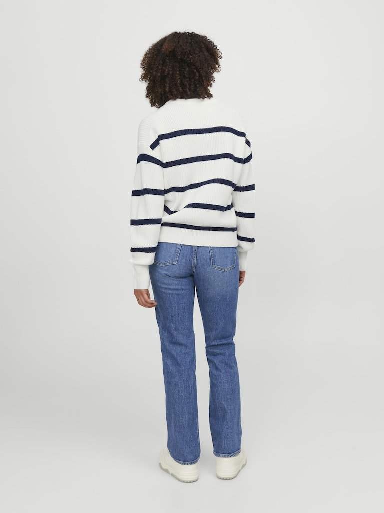 Jxmila Twist Stripe Crew Neck Knit van JJXX – Pulls voor dames | Meisjes Brugge