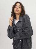 Grey Denim Jassen - Jxorly Rlx Long Denim Jacket Noos van JJXX