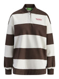 Sweaters - Jxpaloma Loose Ls Stripe Polo Sweater van JJXX