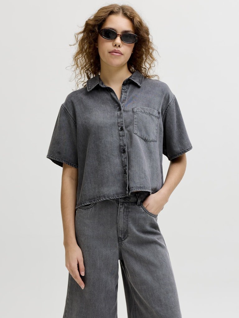 Shirts - Jxpaulina Ss Tencel Denim Shirt van JJXX