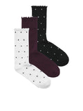 Jxpolly Polka Dot Sock 3-Pack - AW26 van JJXX – Sokken voor dames | Meisjes Brugge