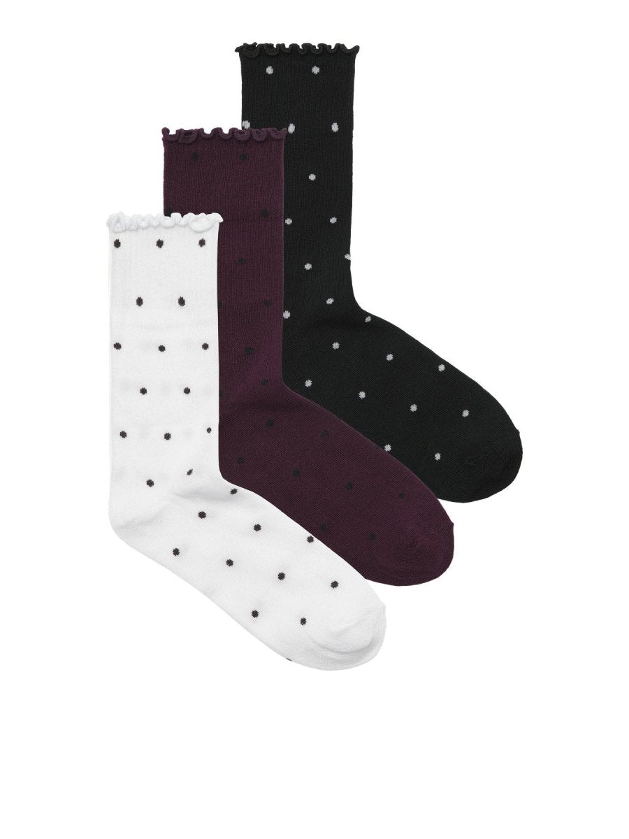 Jxpolly Polka Dot Sock 3-Pack - AW26 van JJXX – Sokken voor dames | Meisjes Brugge