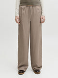 Feather gray Broeken - Jxsigrid Flora Tencel Pants van JJXX