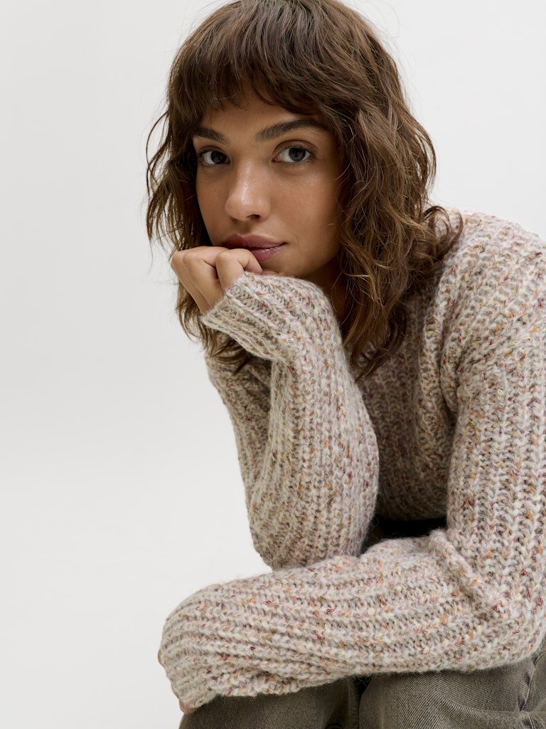 Vanilla ice Pulls - Jxskyla Crew Neck Knit van JJXX